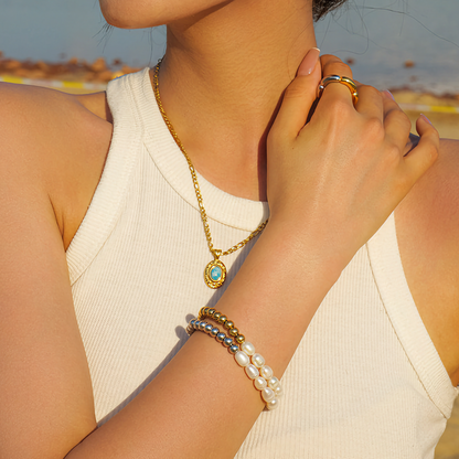 Margaux™ | Bracelet perlé classique