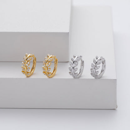 Aurélie™ | Boucles zircon dorées