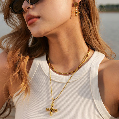 Della™ | Collier avec Pendentif Croix