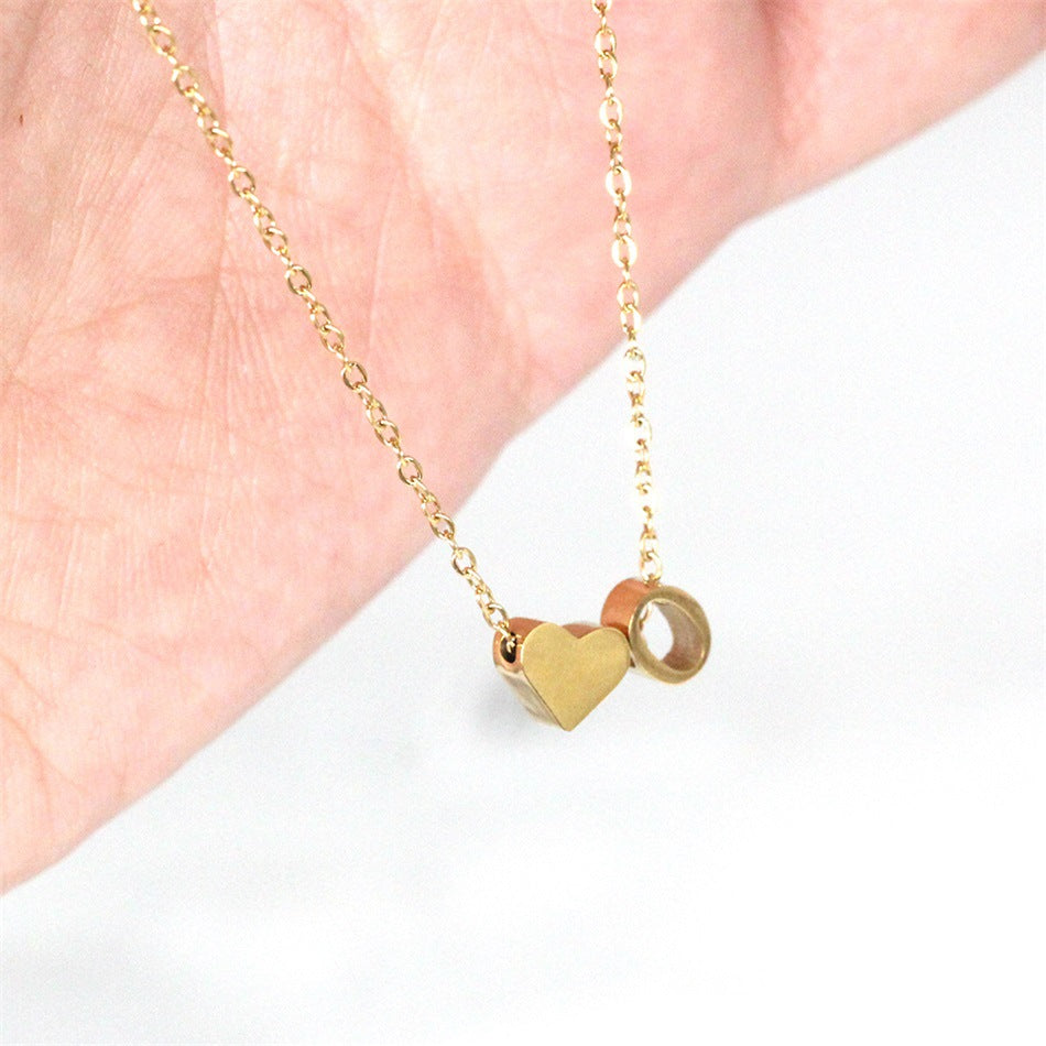 Ria™ | Collana con cuore e iniziali