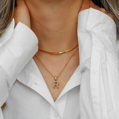 Fiona™ | Collier Deux-en-Un avec Initiale