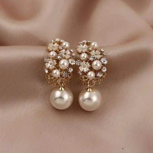 Florine™ | Boucles fleur & perle