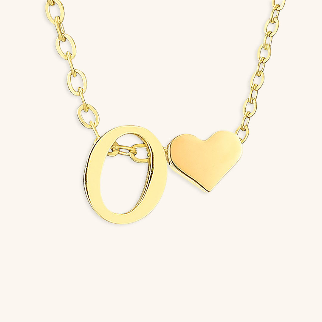 Ria™ | Collana con cuore e iniziali