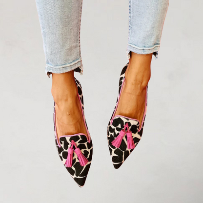Julia | Mocassins pointus bicolores