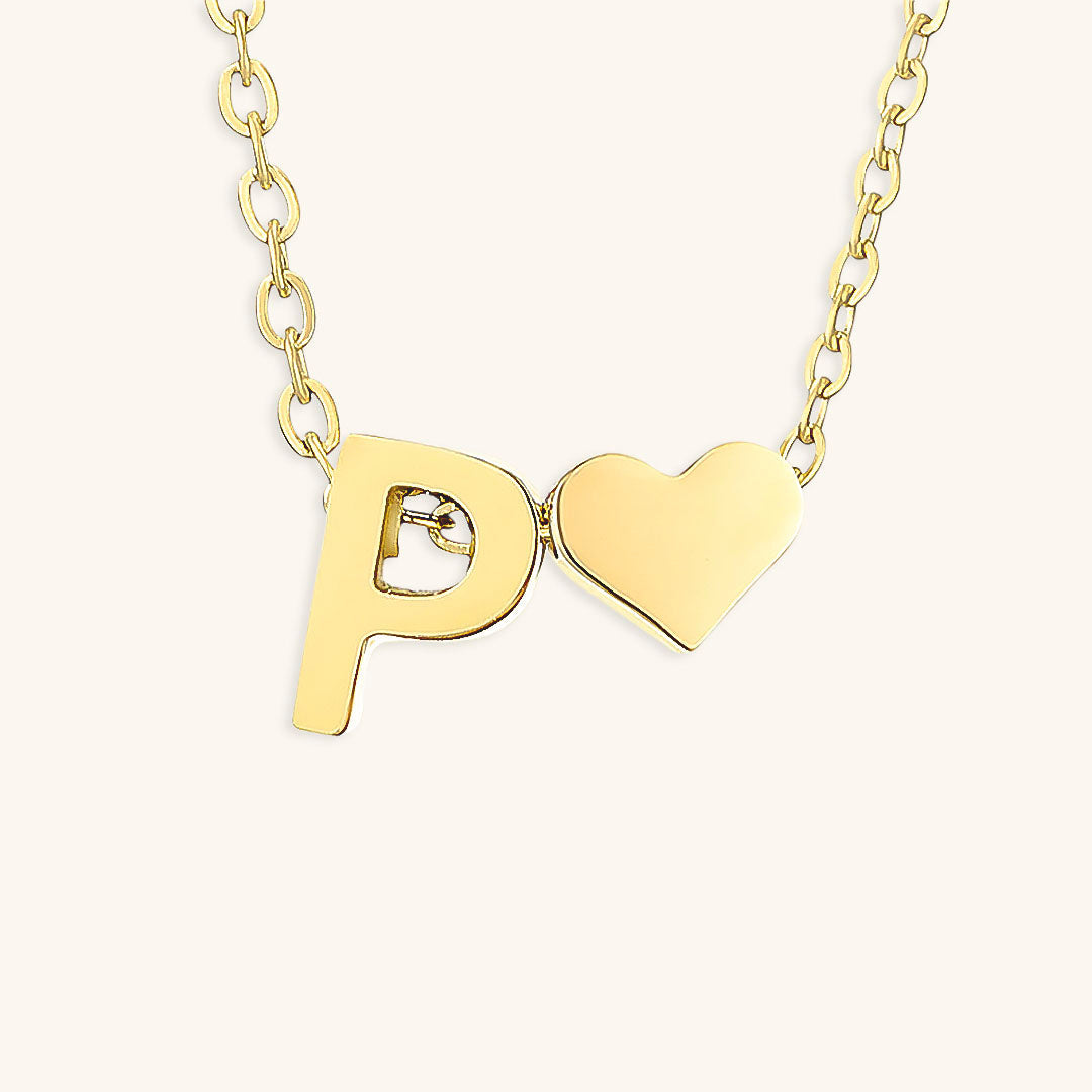 Ria™ | Collana con cuore e iniziali