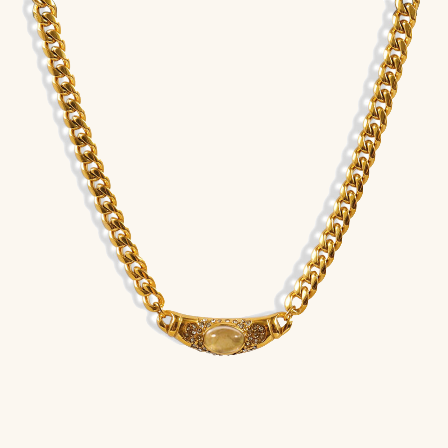 Ornella™ | Collier avec Pierre Vintage