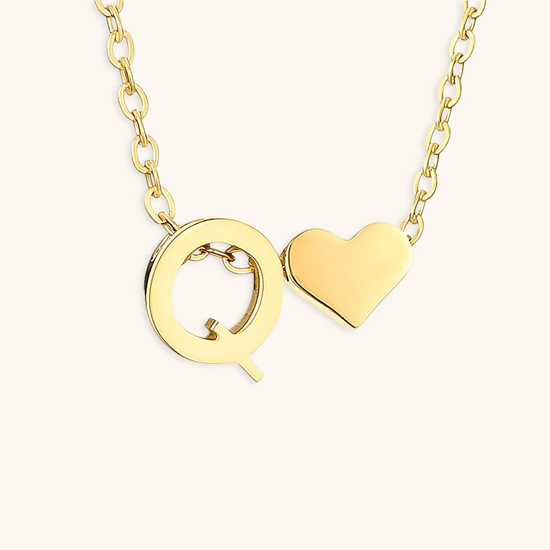 Ria™ | Collana con cuore e iniziali
