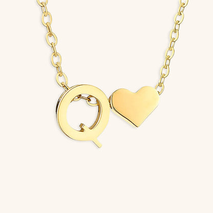 Ria™ | Collana con cuore e iniziali