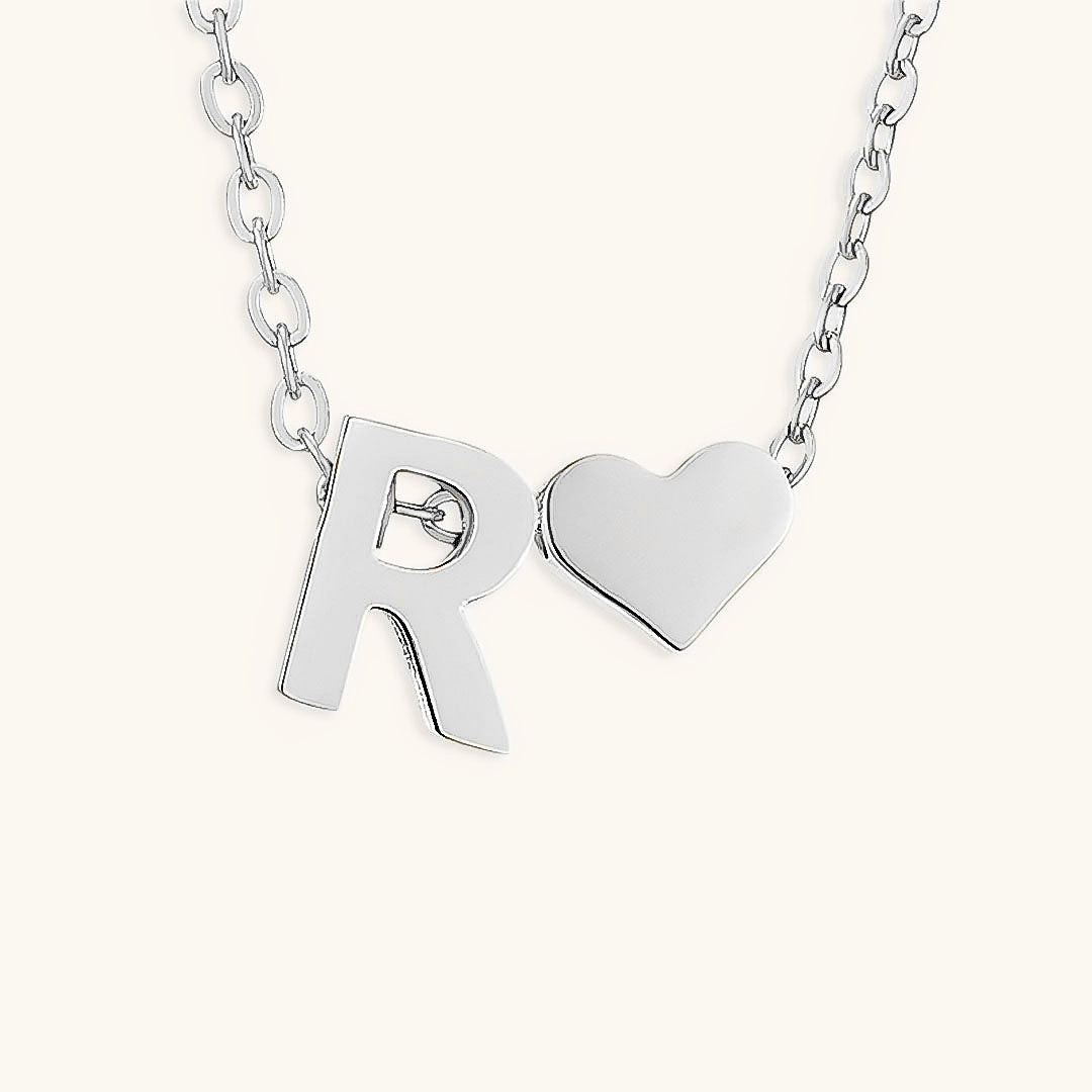 Ria™ | Collana con cuore e iniziali