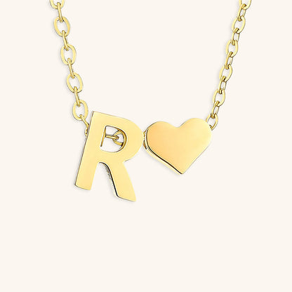 Ria™ | Collana con cuore e iniziali