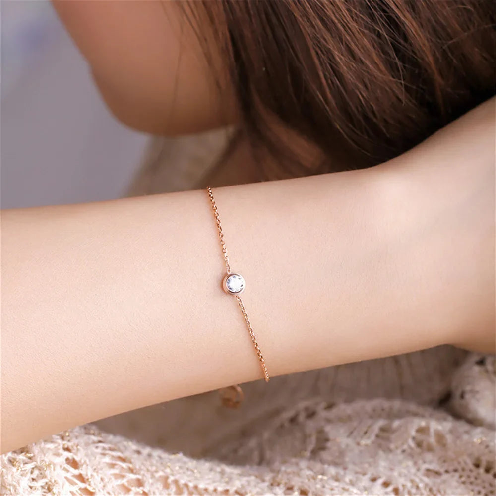 Élena™ | Bracelet classique en zirconium