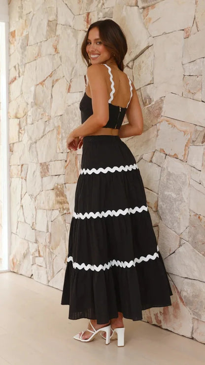 Claudia - Ensemble Top & Jupe Longue