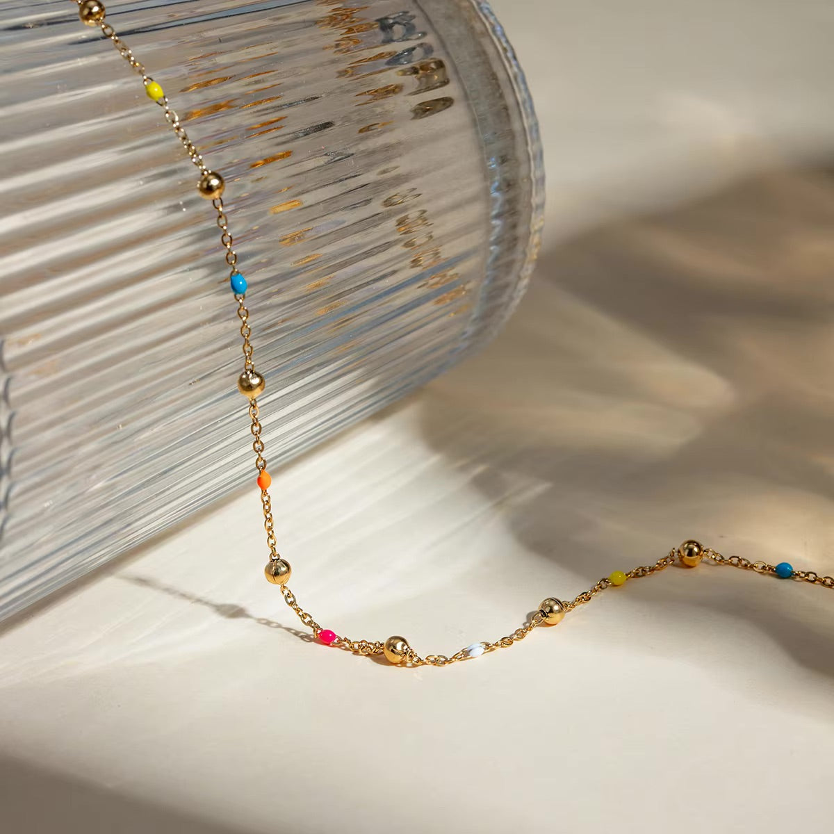 Amphitrite™ | Collier Doré avec Perles