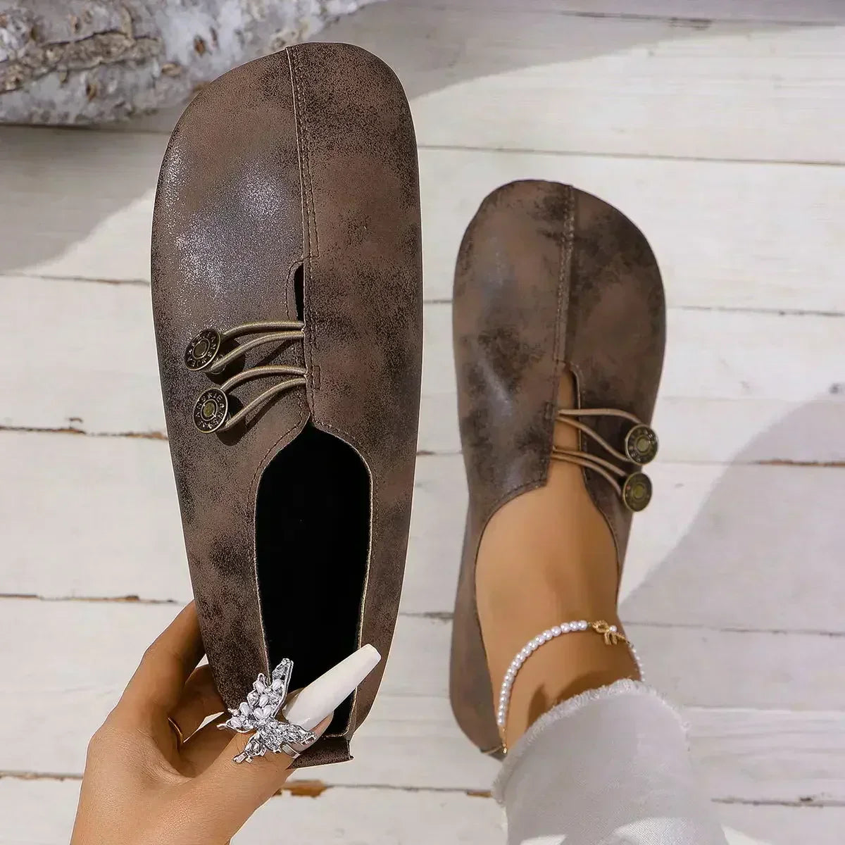 Jaimy | Mocassins en daim doux pour femmes™