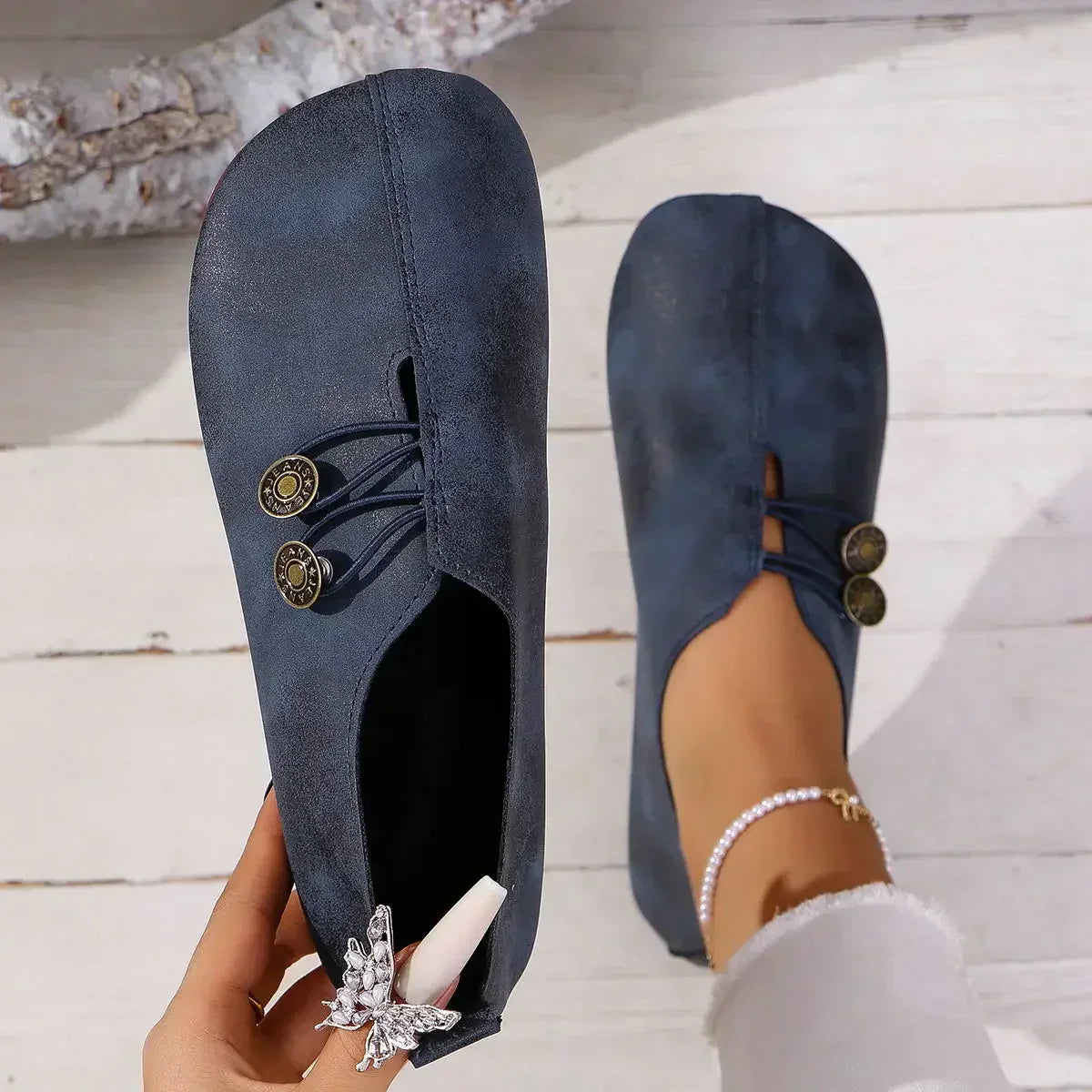Jaimy | Mocassins en daim doux pour femmes™