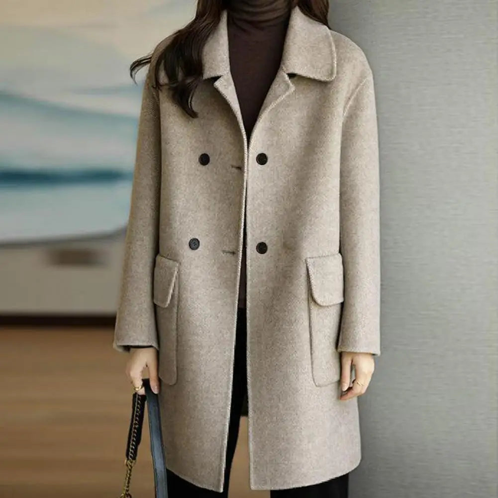 ISA™ | MANTEAU LONG PRINTANIER RAFFINÉ