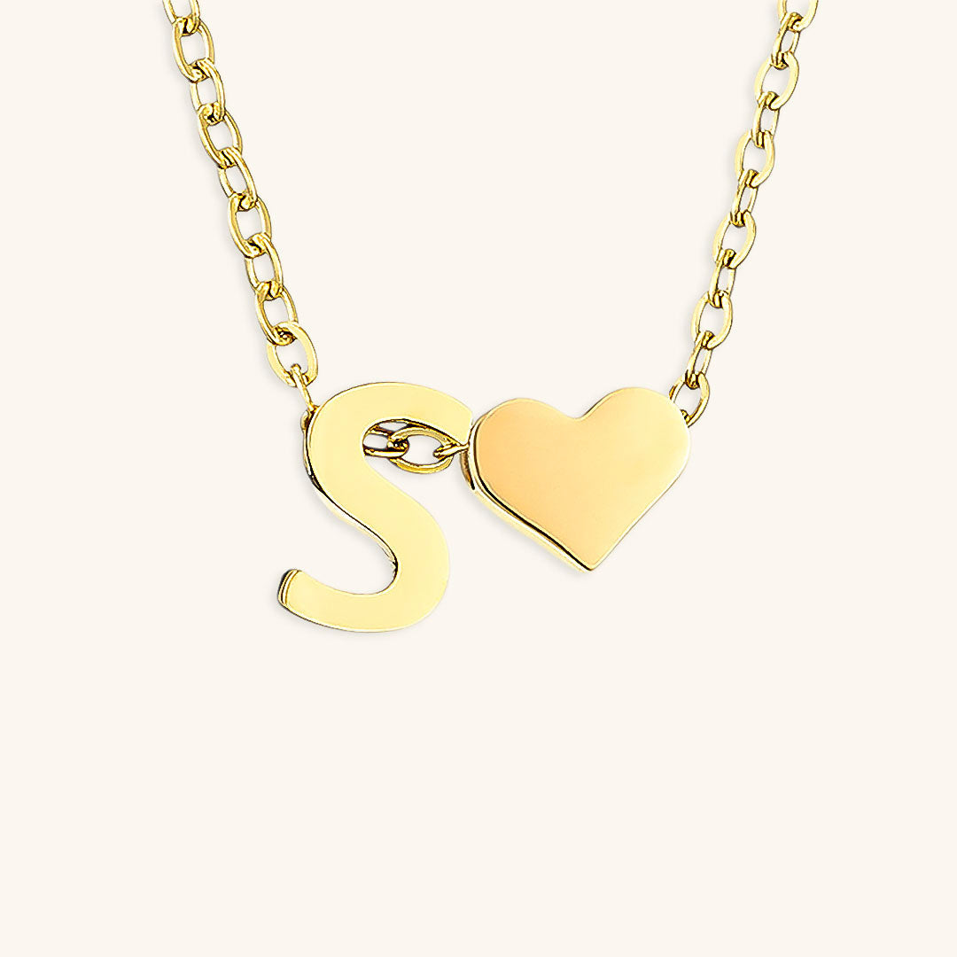 Ria™ | Collana con cuore e iniziali