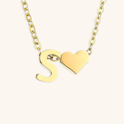 Ria™ | Collana con cuore e iniziali