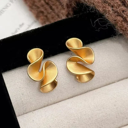 Boucles d'oreilles en argent et en or 18 carats