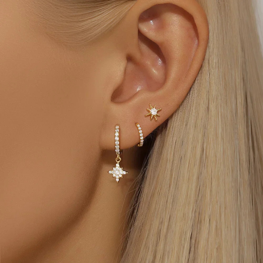 STELLA™ | Set de Boucles d’Oreilles Étoile