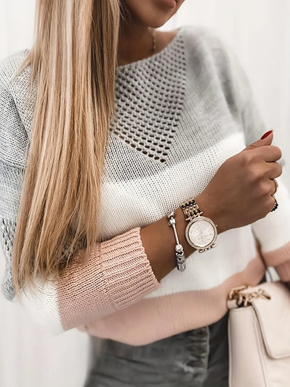 Béatrice™ | Pull en Maille Découpé