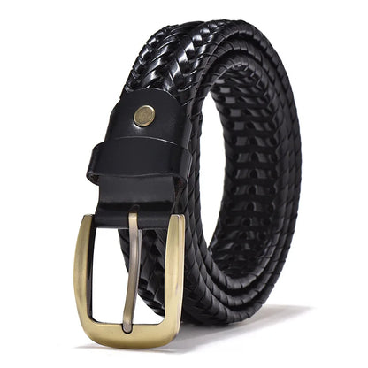 ALESSIO™ | CEINTURE EN CUIR TRESSÉE POUR HOMMES (VINTAGE)