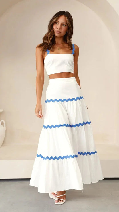 Claudia - Ensemble Top & Jupe Longue