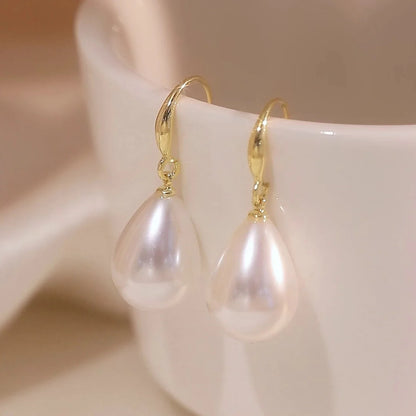 Aquaëlle™ | Boucles d’oreilles vintage avec perle aqua