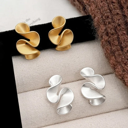 Boucles d'oreilles en argent et en or 18 carats