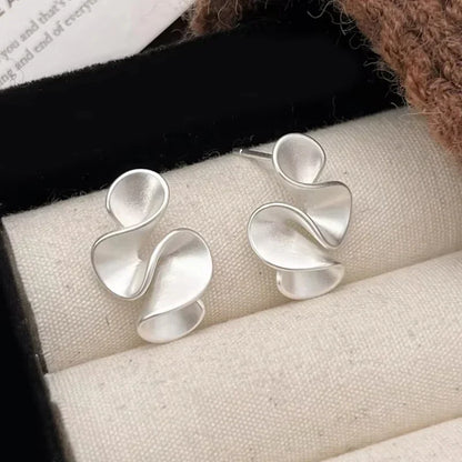 Boucles d'oreilles en argent et en or 18 carats