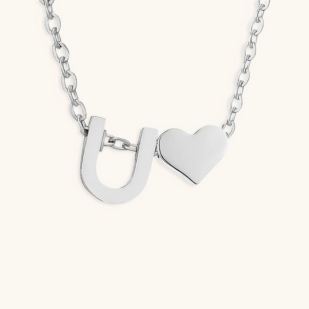 Ria™ | Collana con cuore e iniziali