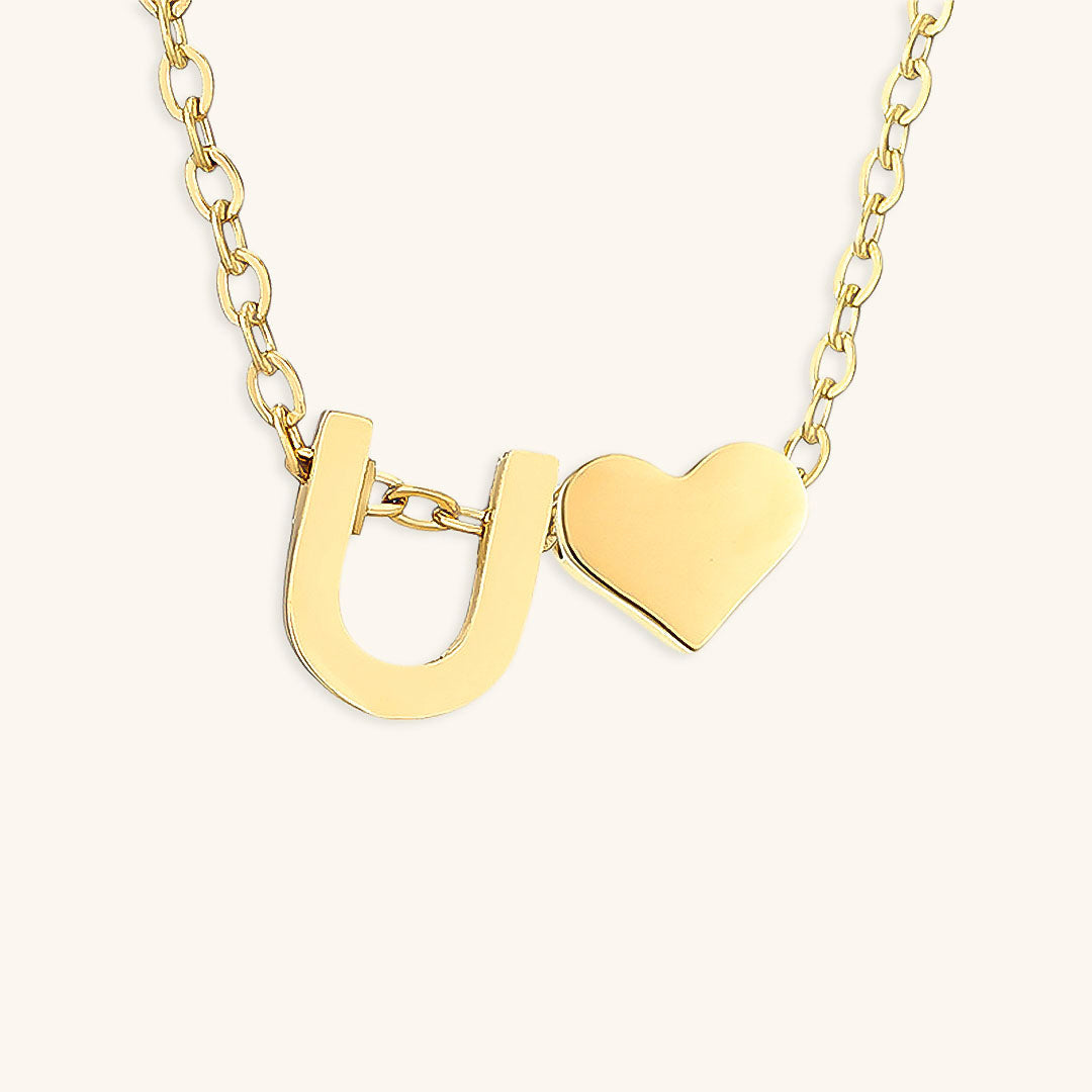 Ria™ | Collana con cuore e iniziali