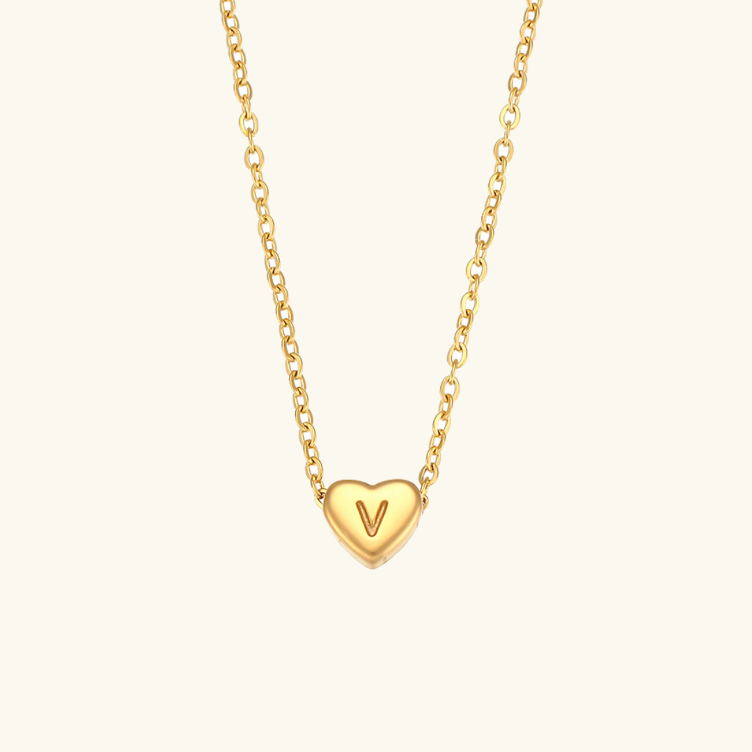 Hart™ | Collier avec Pendentif Cœur et Initiale