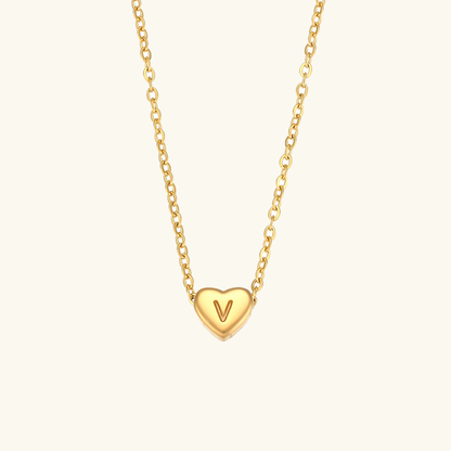 Hart™ | Collier avec Pendentif Cœur et Initiale