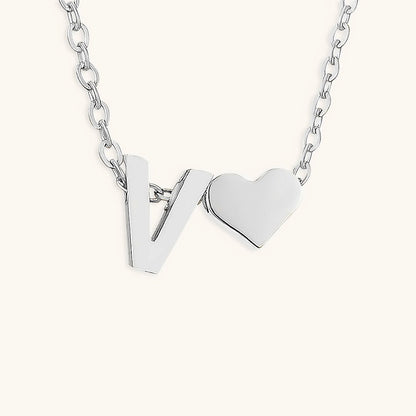 Ria™ | Collana con cuore e iniziali