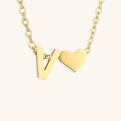 Ria™ | Collana con cuore e iniziali