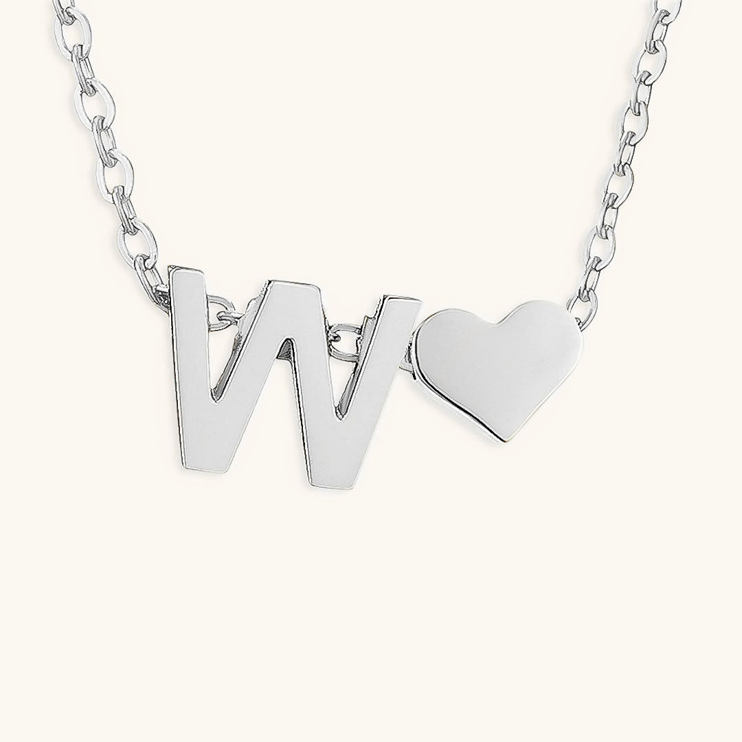 Ria™ | Collana con cuore e iniziali