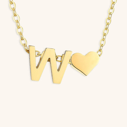 Ria™ | Collana con cuore e iniziali