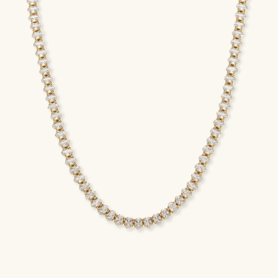 Wisteria™ | Collier Tennis avec Imitations Diamant