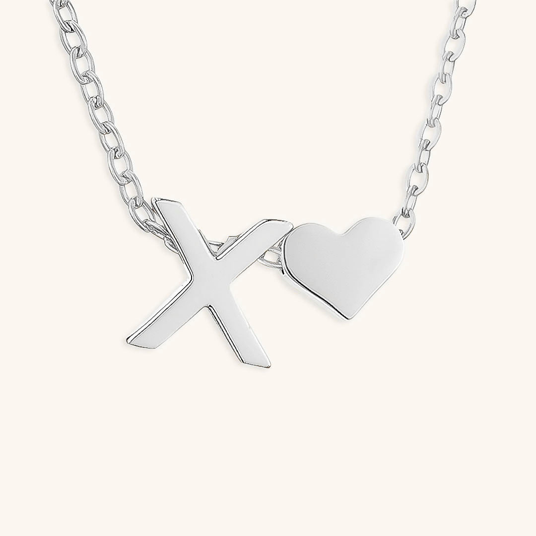 Ria™ | Collana con cuore e iniziali