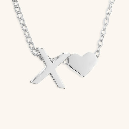 Ria™ | Collana con cuore e iniziali