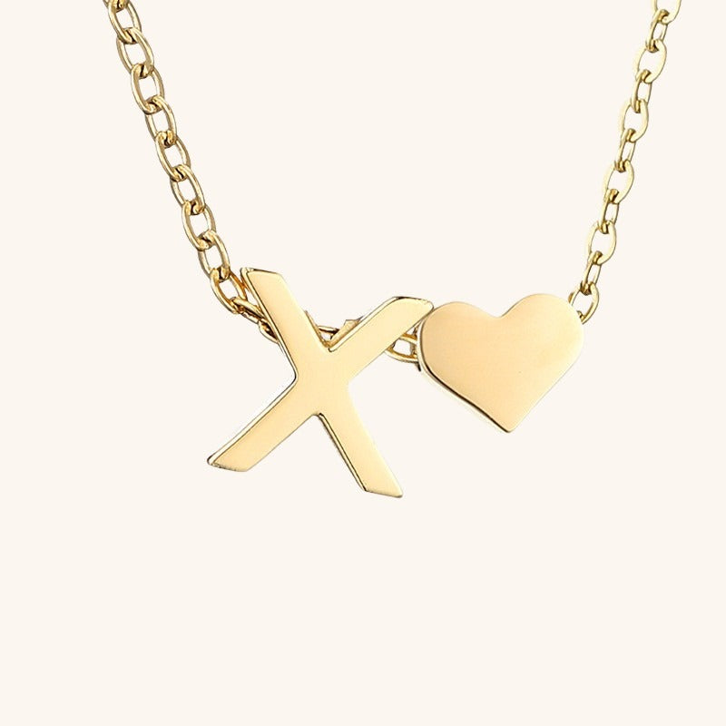 Ria™ | Collana con cuore e iniziali