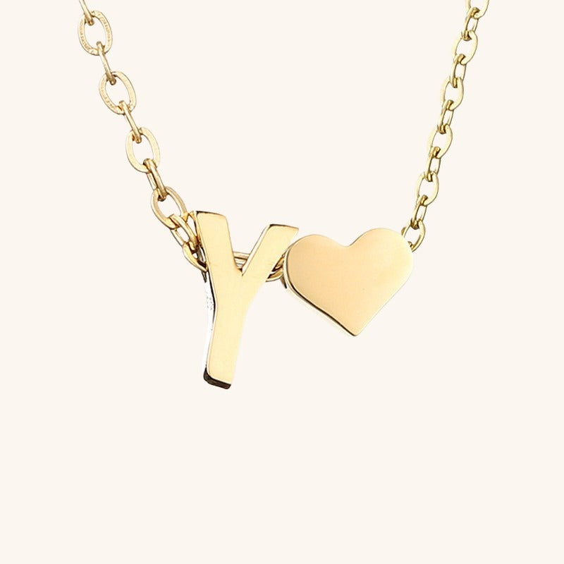 Ria™ | Collana con cuore e iniziali