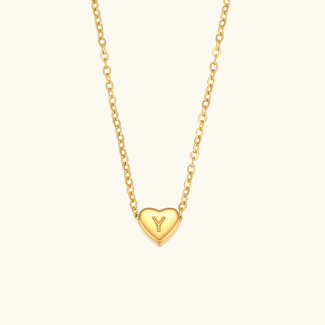 Hart™ | Collier avec Pendentif Cœur et Initiale