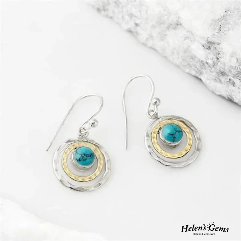 Gaïa™ | Boucles bohèmes turquoise