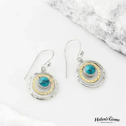 Gaïa™ | Boucles bohèmes turquoise