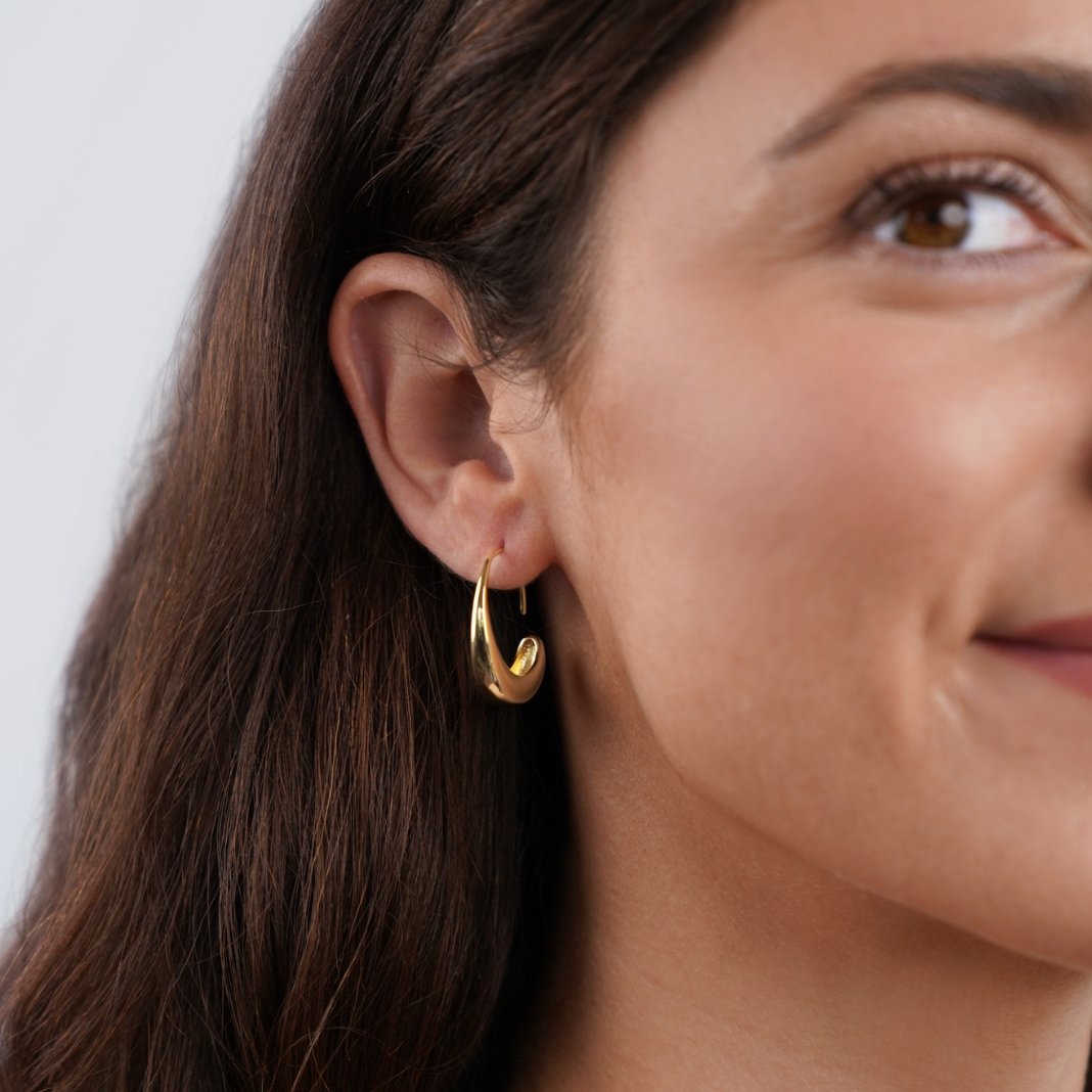 Cina - Boucles d'oreilles pendantes en cercle