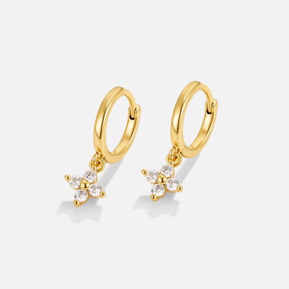 Aria™ | Boucles d’oreilles pendantes trèfle élégant