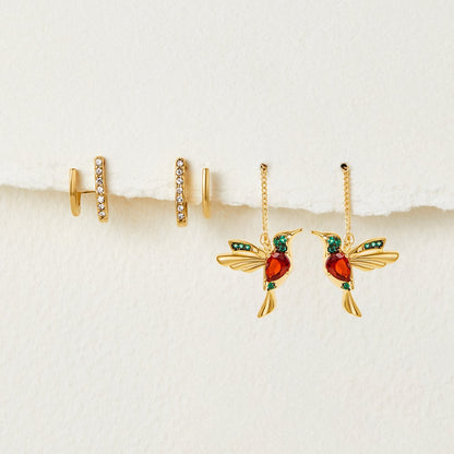 Danyel™ | Boucles d’oreilles Hummingbird à pampilles