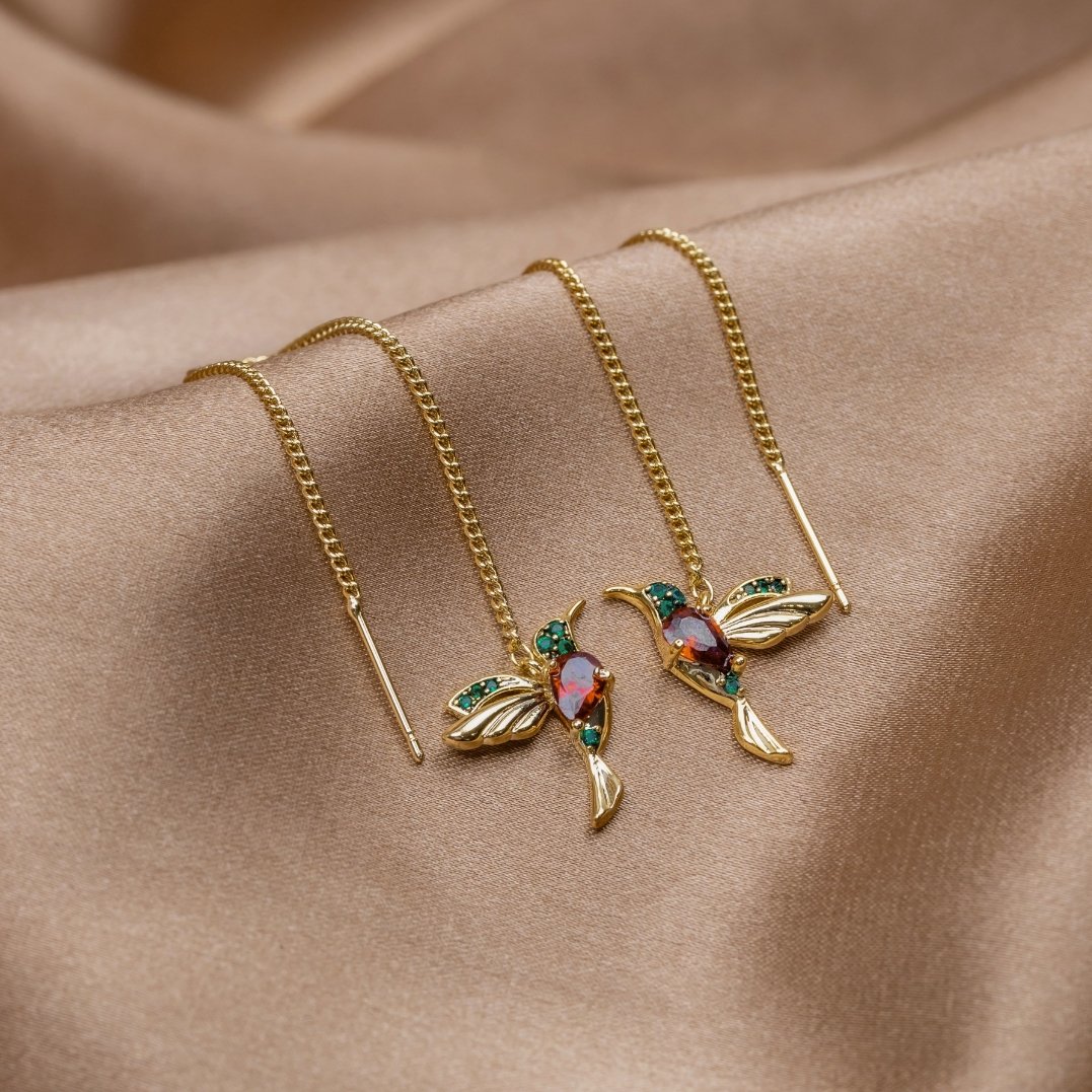 Danyel™ | Boucles d’oreilles Hummingbird à pampilles